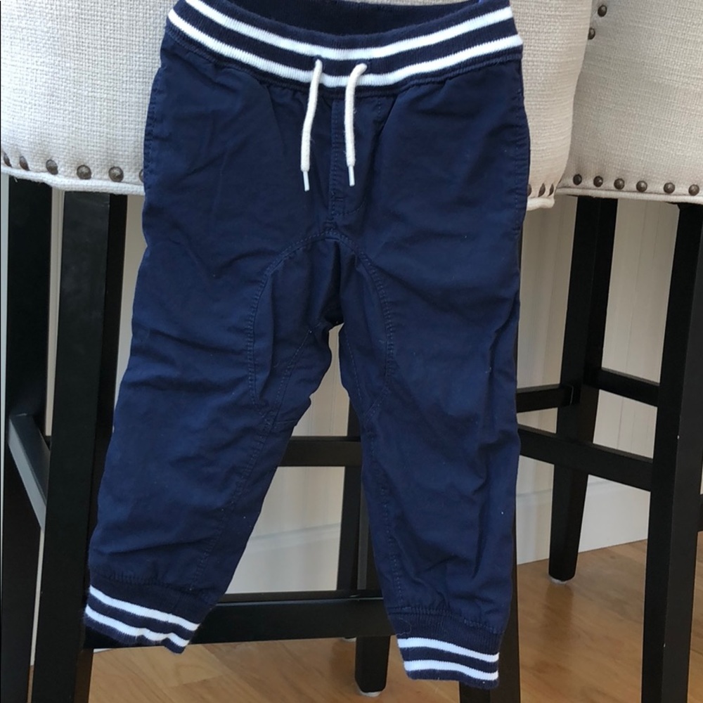 18 To 24 months blue lined joggers